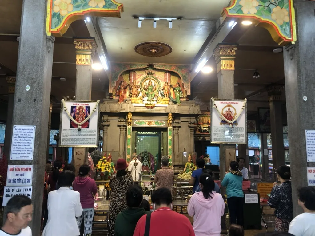 Inside Mariamman Temple, where Saigon’s Indian traces remain part of everyday ritual life.