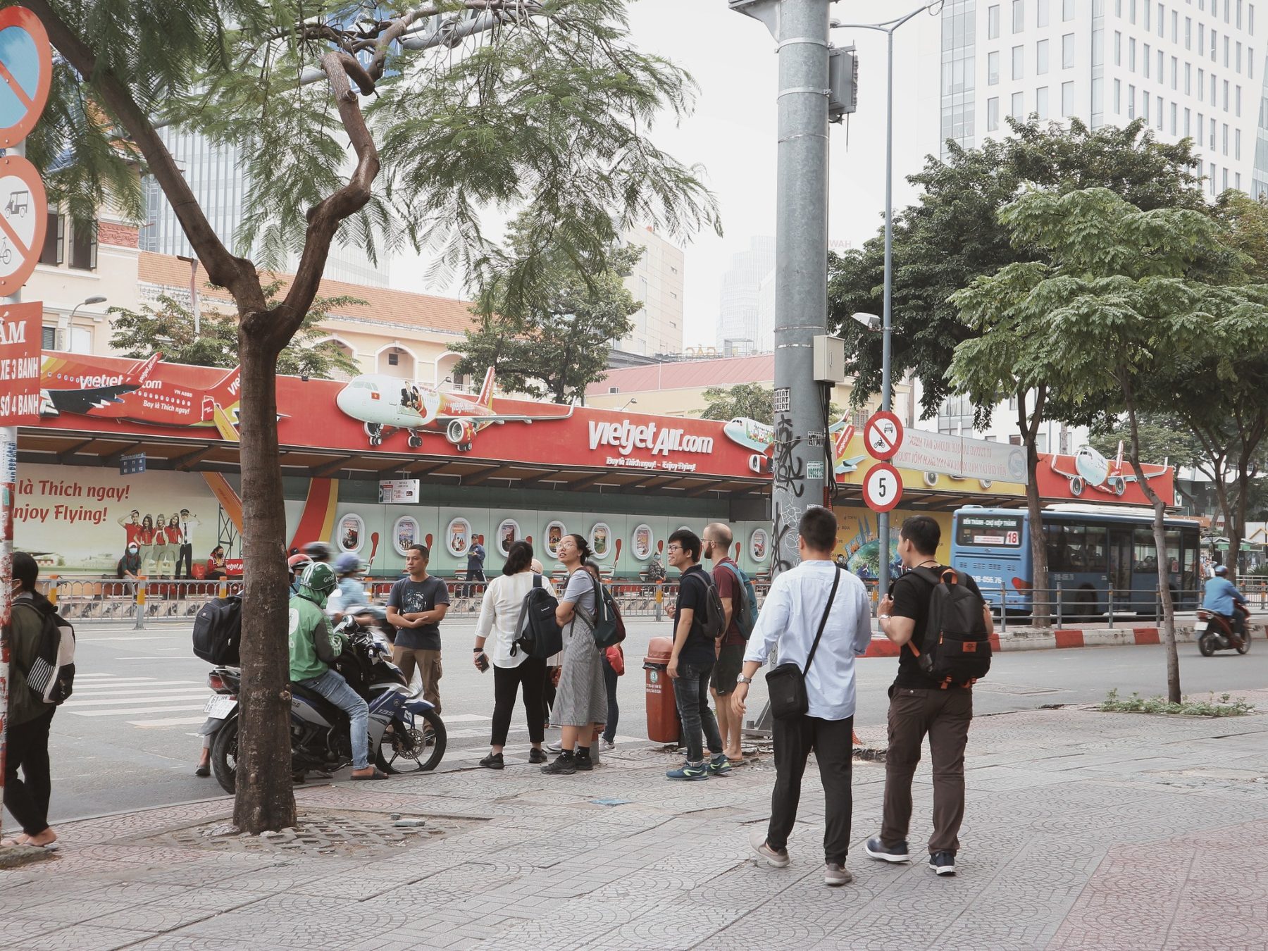 Early central Saigon street