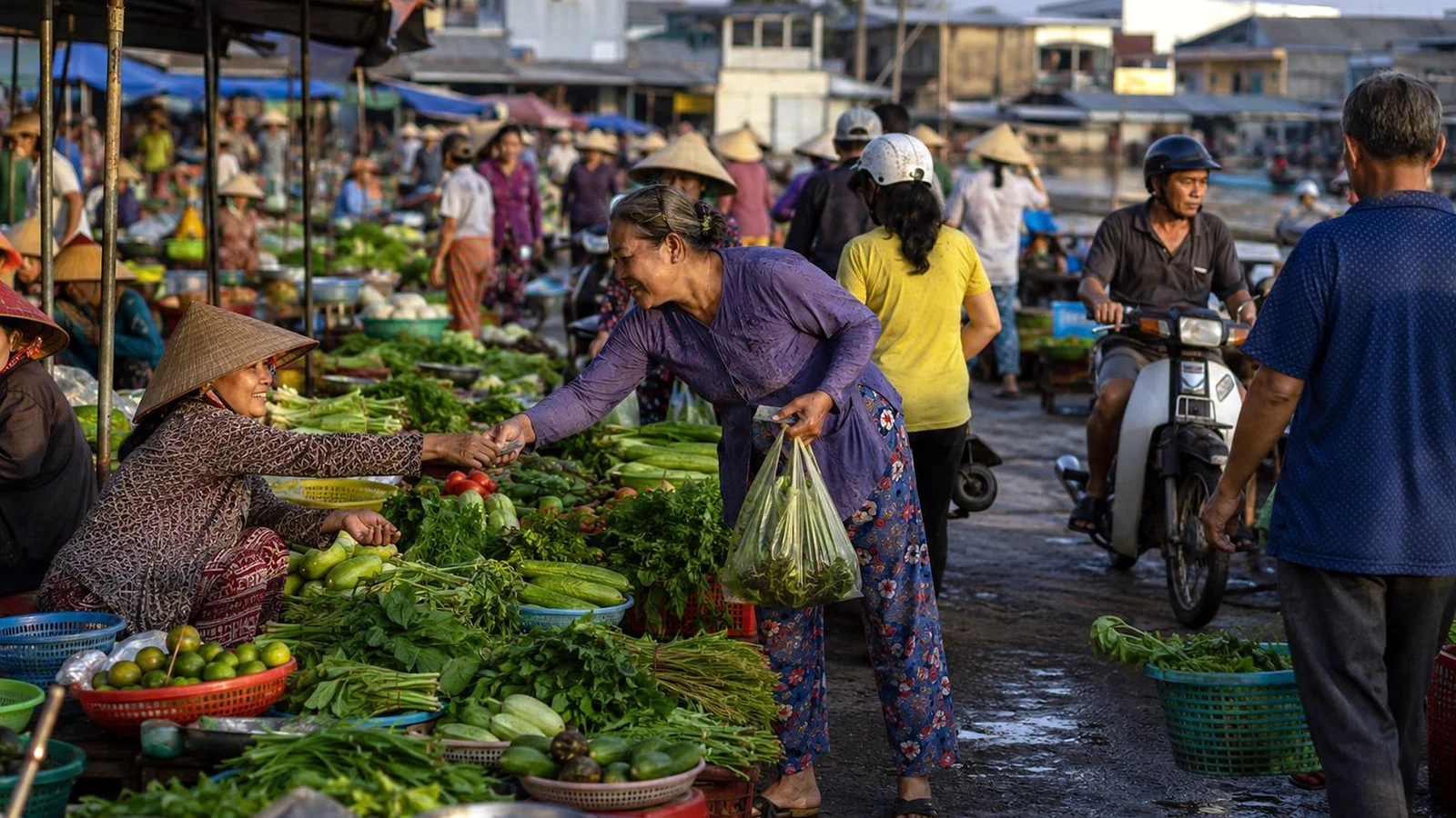 Mekong Delta local market