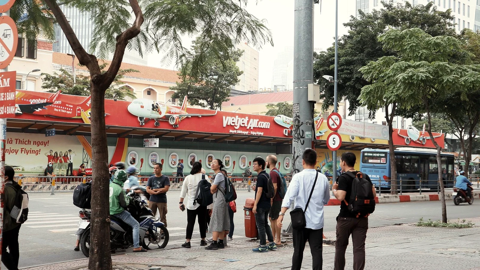 Early central Saigon street