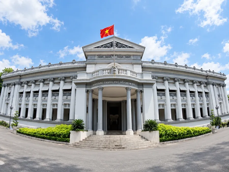 Gia Long Palace, now the Ho Chi Minh City Museum, in central Saigon