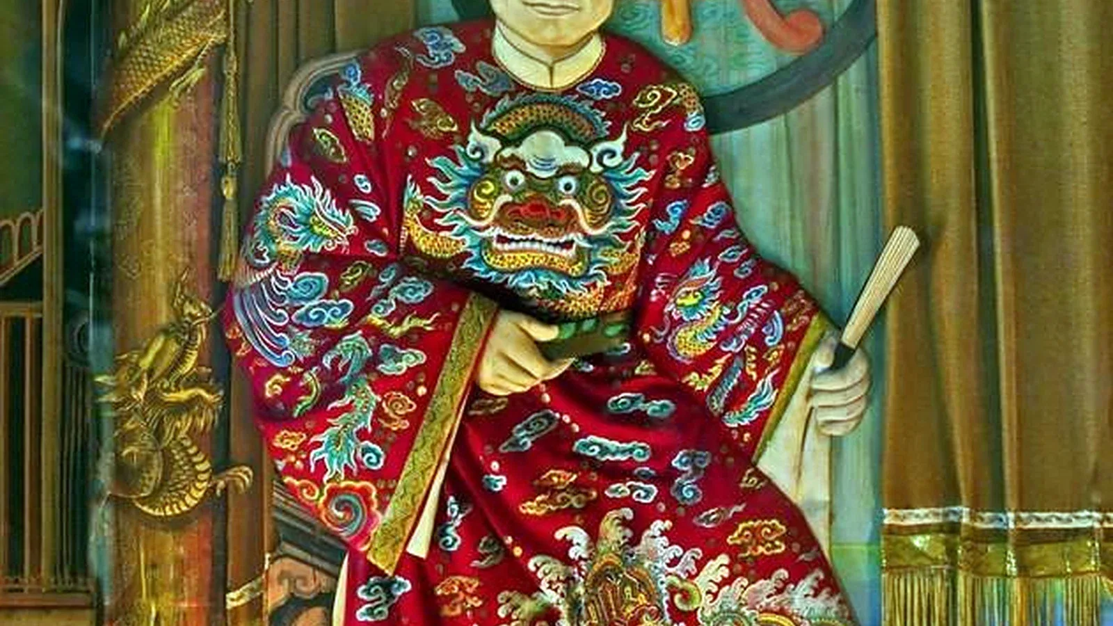 Portrait of Lê Văn Duyệt connected with Lăng Ông Bà Chiểu and the memory of Gia Định.
